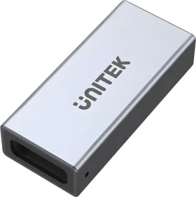 Unitek A1036GY strieborná / Adaptér / USB-C - USB-C (A1036GY)