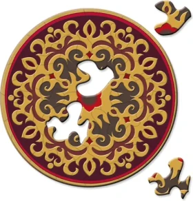 CURIOSI Okrúhle puzzle Picoli: Ruža