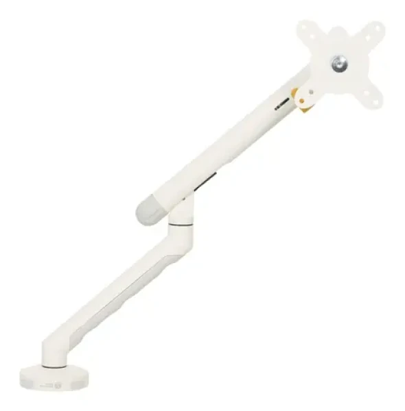 BakkerElkhuizen BE Flexible Single biela / Stolné rameno pre monitor / VESA 75x75-100x100mm / nosnosť 10 kg (BNEBFSW)