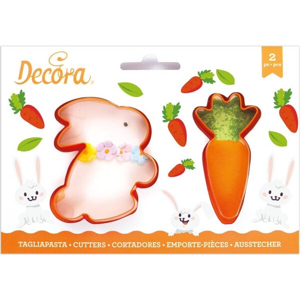 Vykraјovánko zajíc a mrkva 2ks - Decora