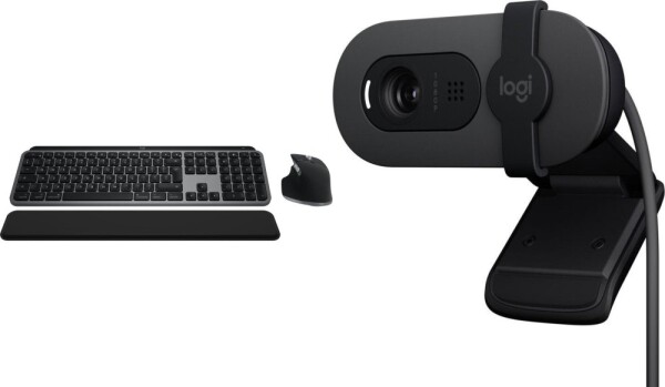 Logitech MX Keys S Combo for Mac (920-012845) + Brio 100 (960-001585)