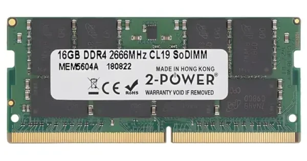 2-Power 16GB DDR4 / SO-DIMM / 2666 MHz / CL19 / Non-ECC / PC4-21300S (MEM5604A)
