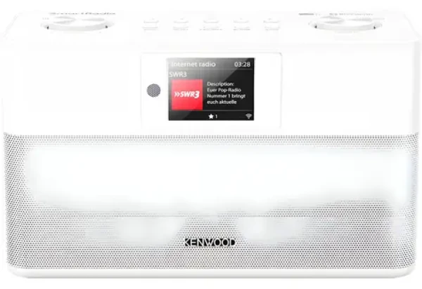 Kenwood CR-ST100S-W biela / Rádio / DAB+ / Wi-Fi Internetradio / Bluetooth / farebný displej (CR-ST100S-W)