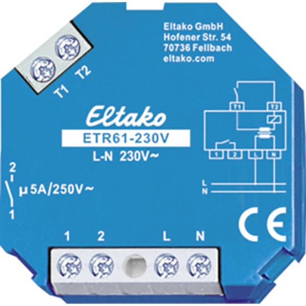 Eltako ETR61-230V deliace relé, 230 V, 5 A, 1 ks; 61100635