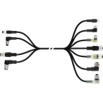 LAPP AB-C4-M12MA-0,3PUR-M12FS pripojovací kábel pre senzory - aktory, 22260304, 1 ks; 22260304