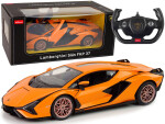 RASTAR Auto R/C Lamborghini Sian FKP 37 Rastar 1:14 oranžová na diaľkovom ovládači