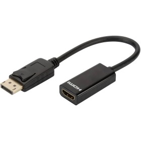 Digitus AK-340400-001-S DisplayPort / HDMI adaptér [1x zástrčka DisplayPort - 1x HDMI zásuvka] čierna 15.00 cm; AK-340400-001-S