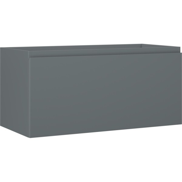 MEXEN/S - Orio kúpeľňová skrinka pod umývadlo 100, 1 šuplík, grafit mat 91A10-10047-1-BF66