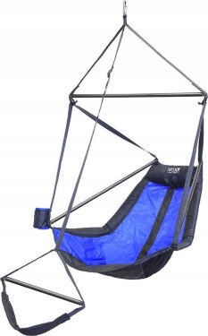 Eno Lounger Hanging Chair, Royal/ Charcoal