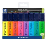 Staedtler Textsurfer Classic / Zvýrazňovač / sada 8 farieb / klinový hrot / šírka stopy 1-5 mm (364 WP8)