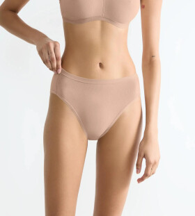Dámske nohavičky GO Daily Cotton Tai 3P - BROWN - SLOGGI BROWN - SLOGGI BROWN XL