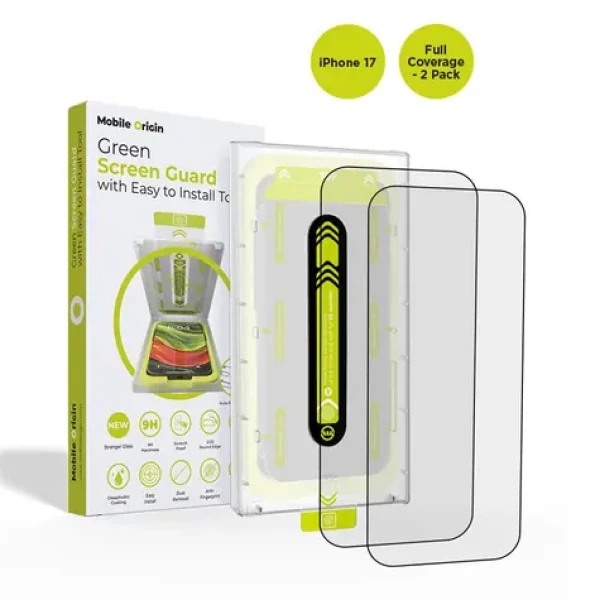 Mobile Origin Screen Guard pre Apple iPhone 17 / Ochranné sklo s aplikátorom / 2 kusy (SGA-F-i17-2pk)