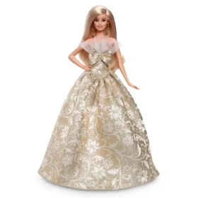 Mattel JBH95 Barbie - Vianočná bábika blondínka 2025