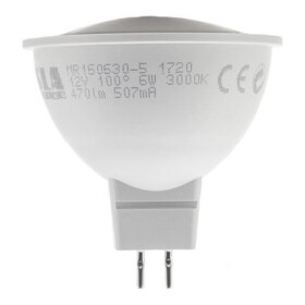 Tesla LED žiarovka GU5.3 6W / MR16 / 12V / 470lm / 3000K / teplá biela (MR160630-5)