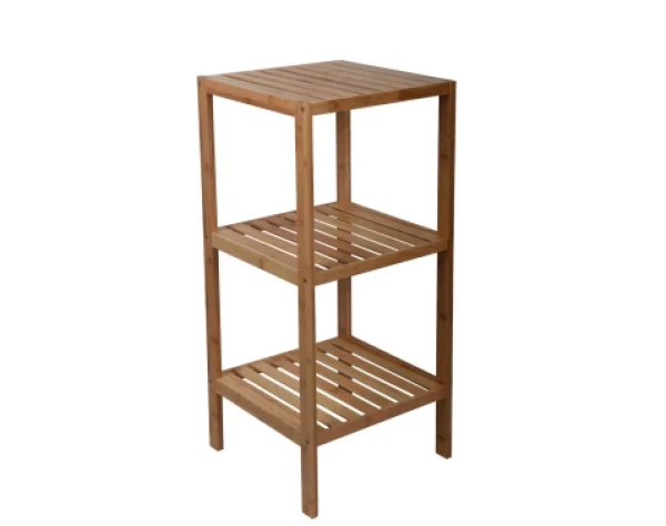 Drevený regál Bamboo, 3 police%