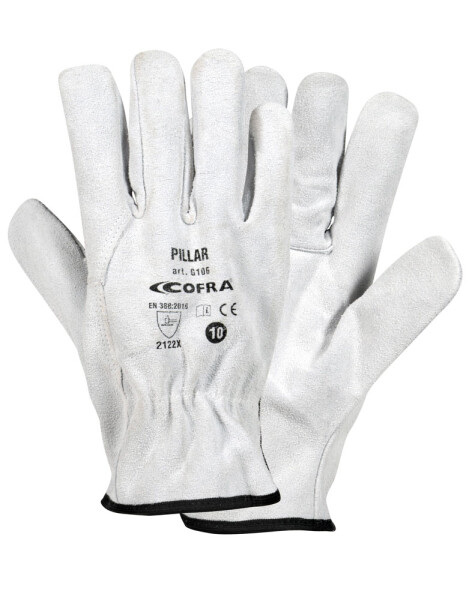 Rukavice Cofra Pillar Farba: Biela, Veľkosť rukavíc: 8, 1 ks