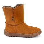 Detské zimné barefoot topánky TEX SUEDE Cognac G3160250-2 - 39