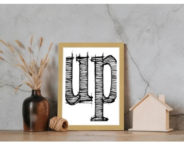 Obraz v drevenom ráme Nordic Up, 20x25 cm%