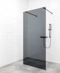Sprchová zástena Walk-in 110 cm SAT vo farbe profilu Gun metal SATBWI110KSZAVGM SATBWI110KSZAVGM