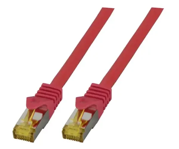 EFB S/FTP Cat6a 30 m červená / Patch kábel / RJ-45 / LSZH / 10GBase-T (MK7001.30R)