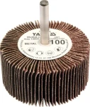 YATO Kotúč lamelový radiálny 60x30 P-80 / Brúsny kotúč / Priemer stopky 6 mm