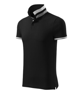 Polokošeľa Collar Up pánska čierna S