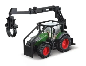 Bburago FARMLAND Lesný traktor s 3 kladami Fendt 1050 Vario