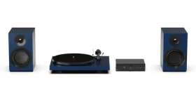 Pro-Ject Colourful Audio System E Satin Blue / All-in-one Hi-Fi systém s gramofónom (9pcasesblu)