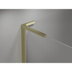 MEXEN/S - Mist-H L Duo sprchovací kút dvere krídlové 85 x 75, transparent, zlato 8A5L-085L-075P-50-00