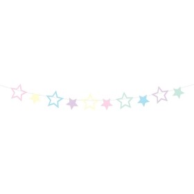 Girlanda hviezdy 2m 10 hviezd - PartyDeco - PartyDeco