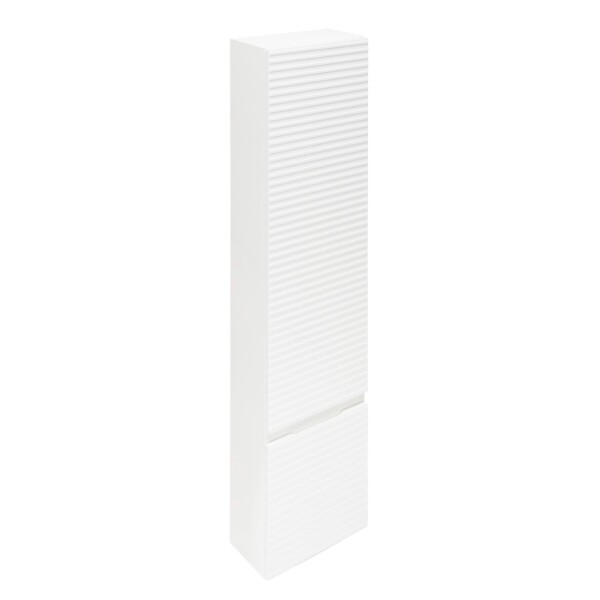 Kúpeľňová skrinka vysoká Naturel Savona 40,2x157x21,7 cm biela lesk SAVONAV40BI SAVONAV40BI