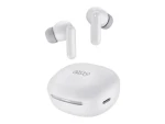 QCY MeloBuds HT16 biela / Bezdrôtové slúchadlá s mikrofónom / TWS / ANC / Bluetooth 5.4 / IPX4 / dobíjací box (HT16 white)