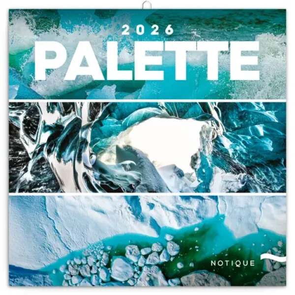 NOTIQUE Poznámkový kalendár Paleta 2026 - Západná / 30 x 30 cm (PGP-35493-Z)