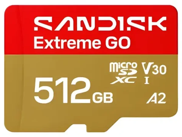 SanDisk Extreme GO microSDXC 512GB / Micro SD karta / 240 MB/s čítanie / 160 MB/s zápis (SDSQXGN-512G-GN6MN)