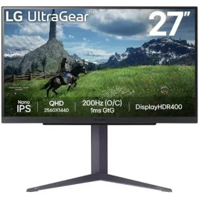 27" LG UltraGear 27GS85Q-B čierna / IPS / 2560 x 1440 / 16:9 / 1000:1 / 400dc-m2 / HDMI DP / USB / VESA (27GS85Q-B)