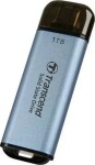 Transcend ESD300C Externý SDD 1TB modrá / USB-C 3.2 Gen 2 / R: 1050MBs / W: 950MBs (TS1TESD300C)