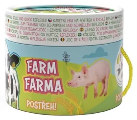 JIRI MODELS Kartová hra Postreh! Farma