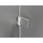 MEXEN/S - Lunar-B sprchovací kút dvere krídlové ľavá 100 x 90, transparent, nikel kartáčovaný 832-100-090-97-00-L