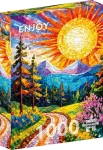ENJOY Puzzle Mozaikový východ slnka