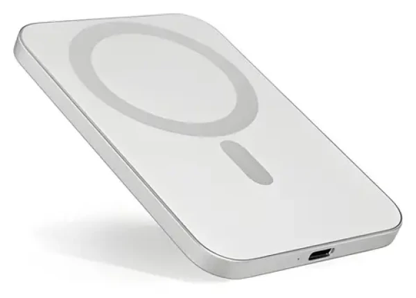 Epico UltraPack EM31 strieborná / Bezdrôtová powerbanka / 3000 mAh / Slim / MagSafe / USB-C / 10W (9915112100092)