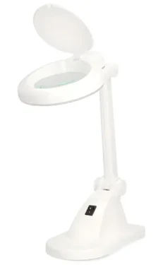 Nedis Zväčšovacia stolná LED lampa biela / Šošovka: 3 + 12 Diopter / 6500 K / 6 W / 400 lm (MAGLE1WT)