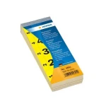 Herma Štítky s číslami 1-500 žltá / Etikety / 28x56 mm / 500 ks (4891)
