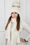 Kamea Hat&Scarf K.23.211.02 ecru OS