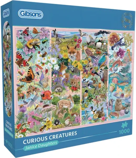 GIBSONS Puzzle Zvedavé zvieratká