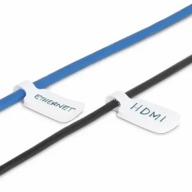 StarTech Označovače káblov bielej / Označovač káblov / 19 mm / 100 ks / -10 až 80 °C (CABLE-TAG-HLWH)