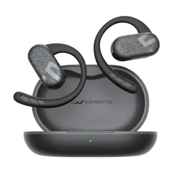 Soundpeats Breezy čierna / bezdrôtové slúchadlá / mikrofón / Bluetooth 5.4 / IPX4 / výdrž až 50 hodín (Breezy black)