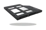 Icy Dock ToughArmor MB852M2PO-B čierny / Rámček pre SSD / 2x M.2 NVMe / SFF-8612 / do 5,25" pozícia (MB852M2PO-B)