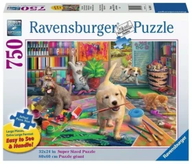 Ravensburger Puzzle Roztomilí umelci XL