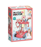 Mamido Mamido Detský lekársky vozík s EKG ružový MT1351