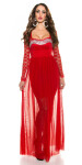 Red-Carpet-LookSexy Koucla evening dress with lace